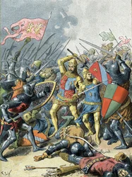 Re Giovanni II il Buono alla Battaglia di Poitiers (1356)