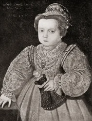 Lady Arbella Stuart da bambina, da The Girl Through the Ages, pubblicato nel 1933