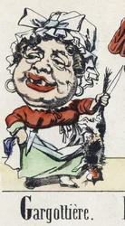 Lettera G: gargottiere. Alfabeto del racconto orientale. Imagerie d