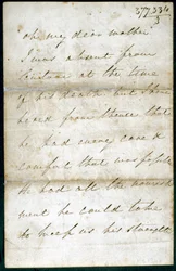 Lettera di Florence Nightingale, maggio 1856