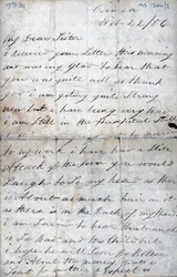 Lettera di un soldato in Crimea alla sorella, 22 febbraio 1856