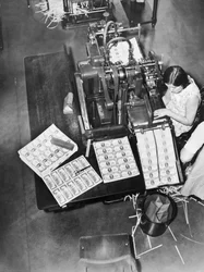 Produzione di banconote, Washington, D.C., ca. 1929