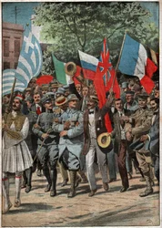 Manifestazione a Salonicco