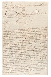 Lettera manoscritta firmata 