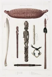Manufatti Maori, Nuova Zelanda