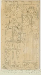 Marchington Church - Monumento di Walter Vernon