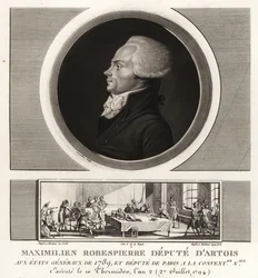 Maximilien Robespierre, Deputato di Artois, giustiziato nel 1794