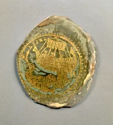 Medaglione raffigurante Giona e la balena, Romano