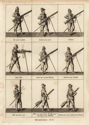 Esercizi militari dei moschettieri