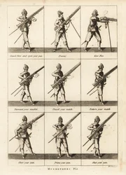 Esercizi militari dei moschettieri