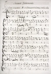 Partitura musicale de Il malato immaginario