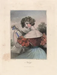 Bambinaia, Lipsia, c.1840 (incisione)