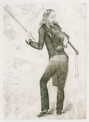Niccolò Paganini - caricatura