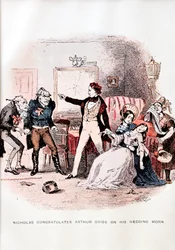 Nicholas Nickleby di C. Dickens - illustrazione