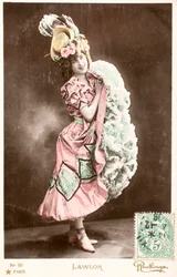 Vecchia cartolina/Lawlor/Attrice