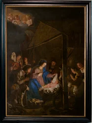Chiesa parrocchiale (Parochiekerk Onze-Lieve-Vrouw Hemelvaart). Interno. Dipinto.
