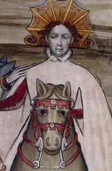 Persona a cavallo (dettaglio)