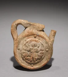 Fiasca del Pellegrino con San Menas, 500-700