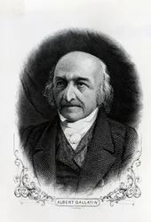 Ritratto di Albert Gallatin (1761-1849) (incisione)