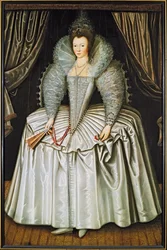 Ritratto di una signora, identificata come Elizabeth Howard