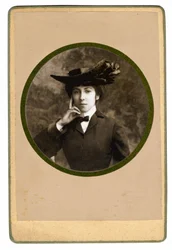 Ritratto della poetessa francese Catherine Pozzi, c.1900