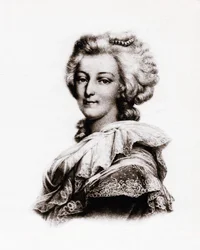 Ritratto della Regina di Francia Maria Antonietta d