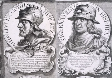 Ritratti di Ataulfo e Sigerico