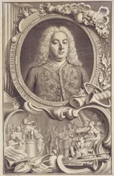 George Frederick Handel (1685-1759), frontespizio di 