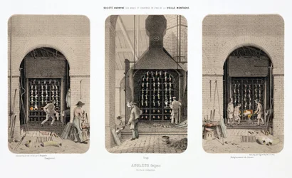 Lavorazione delle materie prime, metallurgia Forni di riduzione, impianti di zinco, Angleur, Belgio