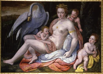 Religione. Mitologia greca. Leda e il cigno