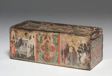 Reliquiario con scene della vita di Giovanni Battista, 1300