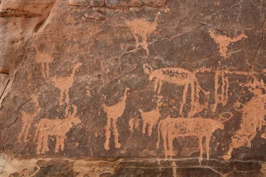 Arte rupestre, Preistoria: Dettaglio di un