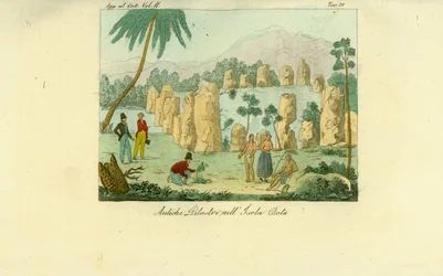 Rovine degli antichi pilastri di Luta eretti dai Chamorro sull
