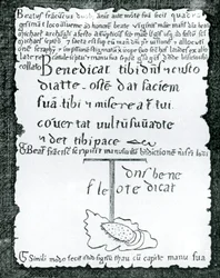 Scena della vita di San Francesco d