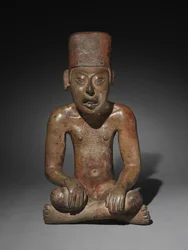 Figura seduta, Oaxaca, 300 a.C.-700 d.C.