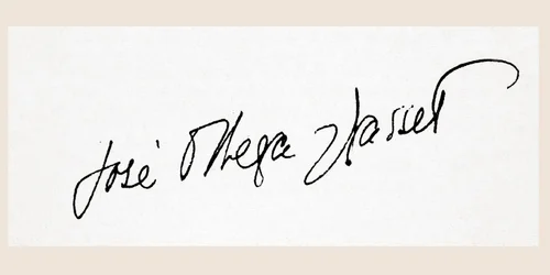 Firma di José Ortega y Gasset