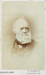 Sir Charles Lyell, geologo inglese, c1865-1875