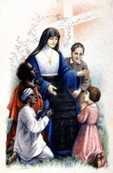 Suor Anne Marie Javouhey, c.1930 (illustrazione)