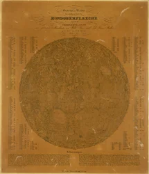 Piccola mappa della Luna, Berlino, Germania