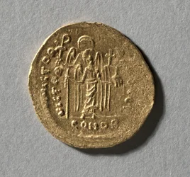 Solidus di Maurizio Tiberio, 583-602