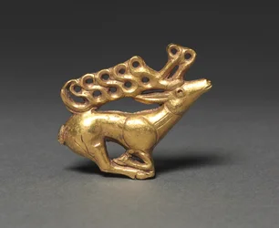 Placca di cervo, 400-300 a.C.
