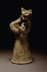 Statuetta di un Demone con Testa di Leone, Mesopotamia, c.5000-1000 a.C.