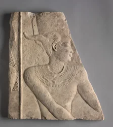 Rilievo del tempio di una divinità, 360-246 a.C.