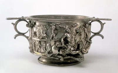 La Coppa del Centauro, Gallo-Romana, dal Tesoro di Berthouville, c. II-III secolo d.C.