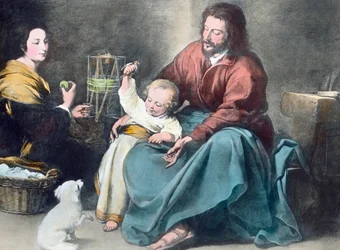 La Sacra Famiglia con l