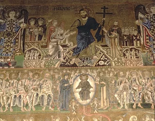 Il Giudizio Universale, dettaglio di Cristo Giudicante
