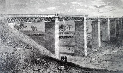 Il viadotto di Moorabool.
