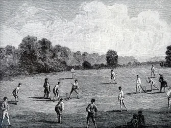 Il Royal Academy Club che gioca a cricket