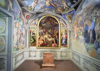 La cappella di Eleonora di Toledo, progettata da Bartolomeo Ammannati e decorata da Agnolo Bronzino, c.1543