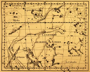 Le costellazioni di Monoceros e Canis Major